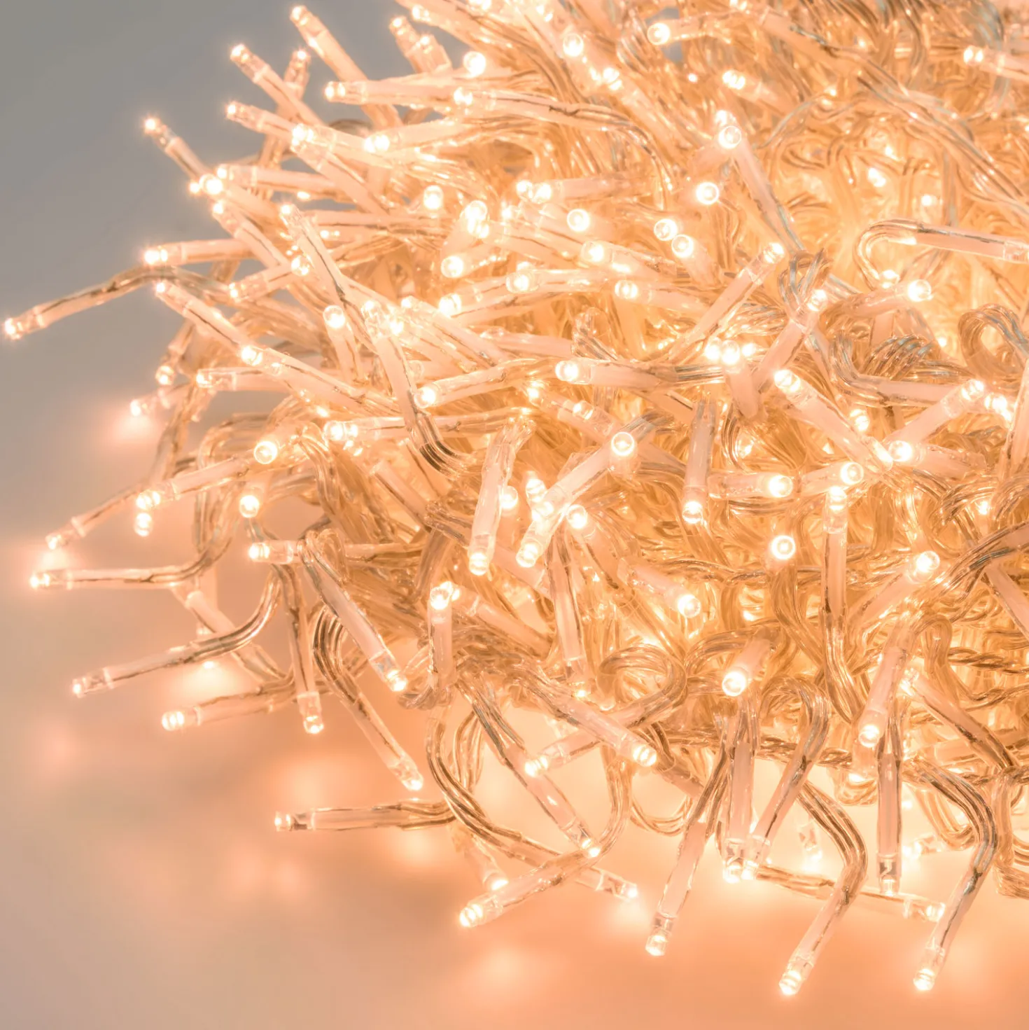 Festone di Luce 15 m, 1500 miniled bianco extra caldo