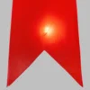 Fiocco Rosso effetto Velluto, h 60 cm, 24 MicroLED bianco caldo