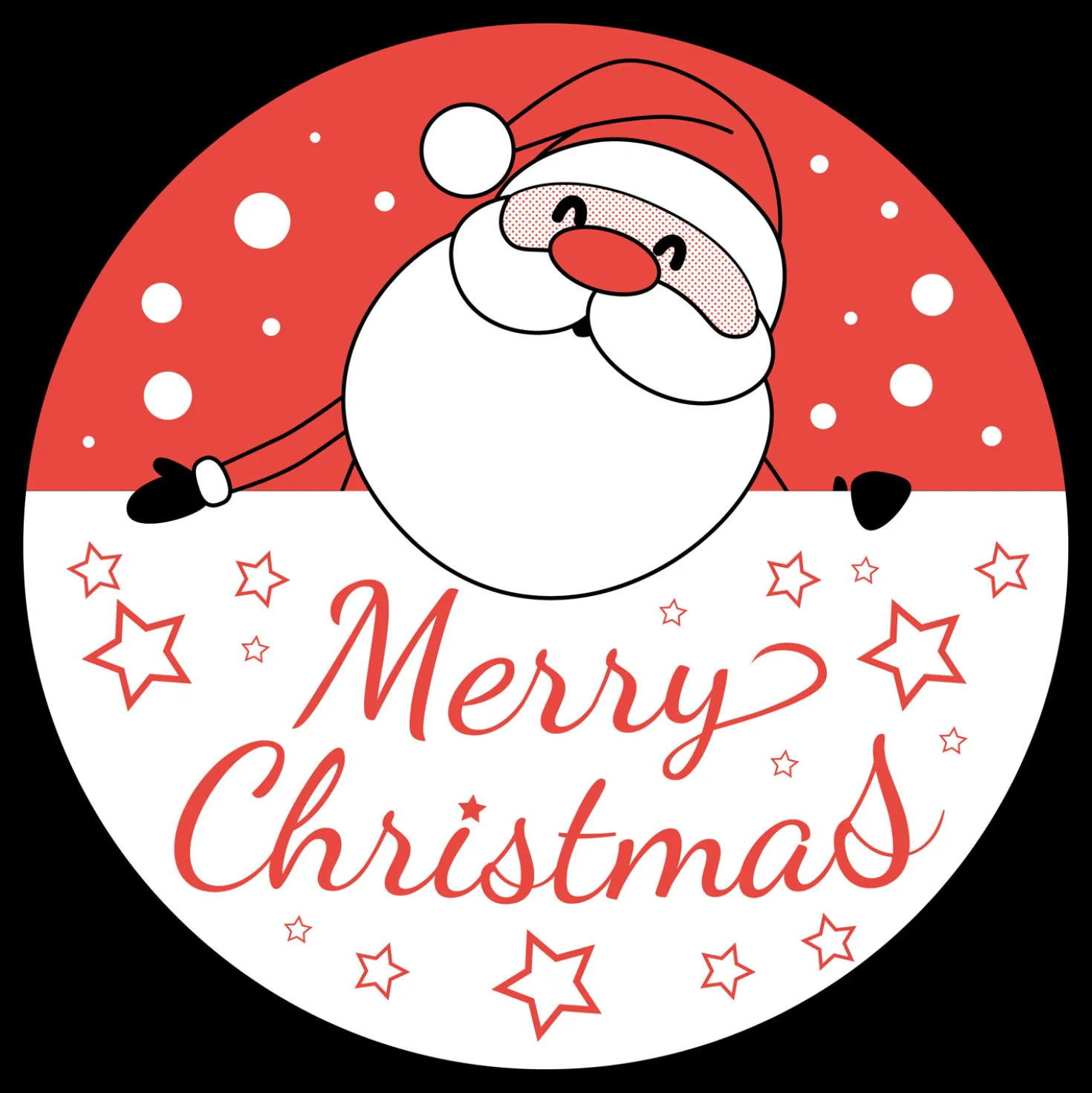 Gobo Babbo Merry Christmas