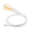 Lampadina led di 4 watt Edison Ø 64 mm a sospensione, dimmerabile, 2 m di cavo bianco