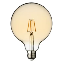 Lampadina Vintage Globo, Ø 125 mm, E27, bianco caldo, 8 watt, dimmerabile