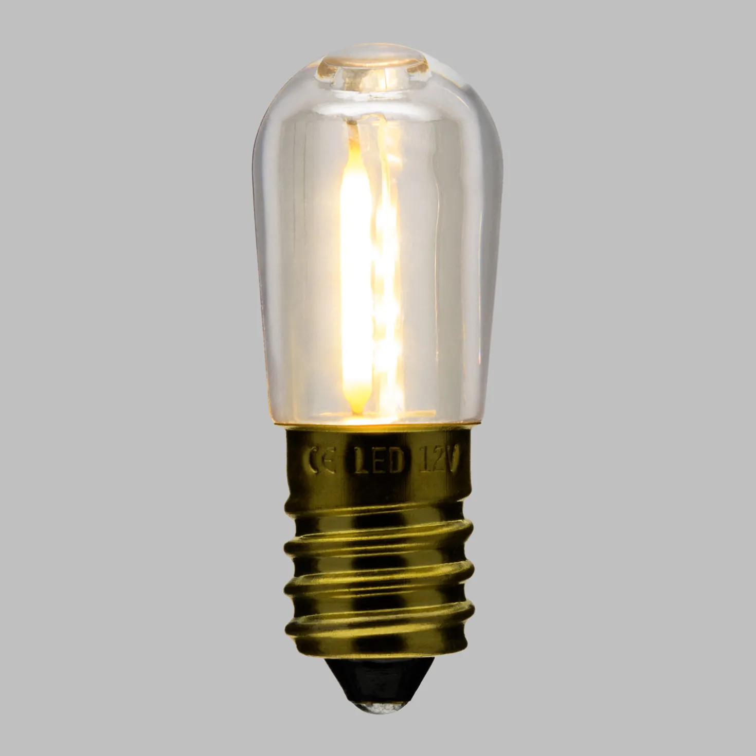 20 lampadine filament led bianco caldo E14