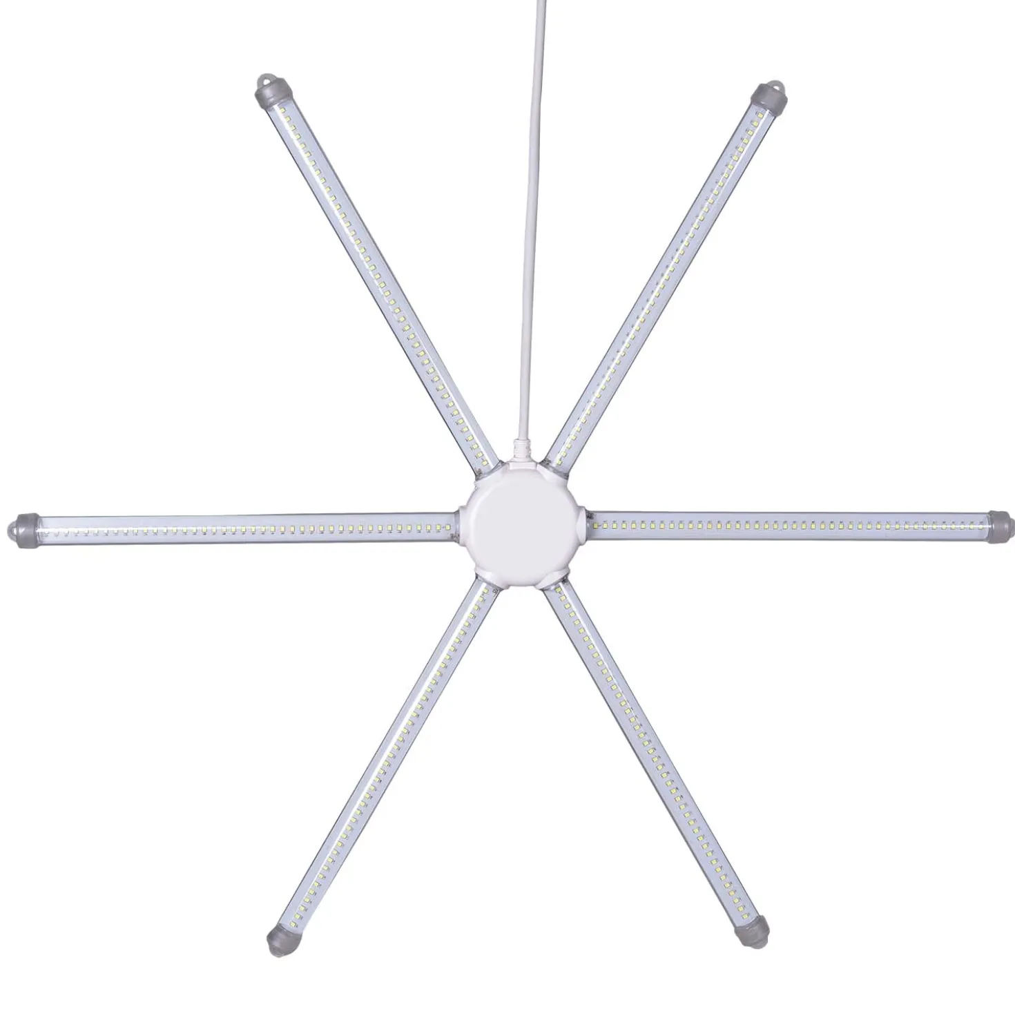 Meteora 6 tubi, Ø 67 cm, 504 SMD Led bianco freddo