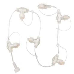 Multiconnettore Connect+ 6 uscite, cavo trasparente