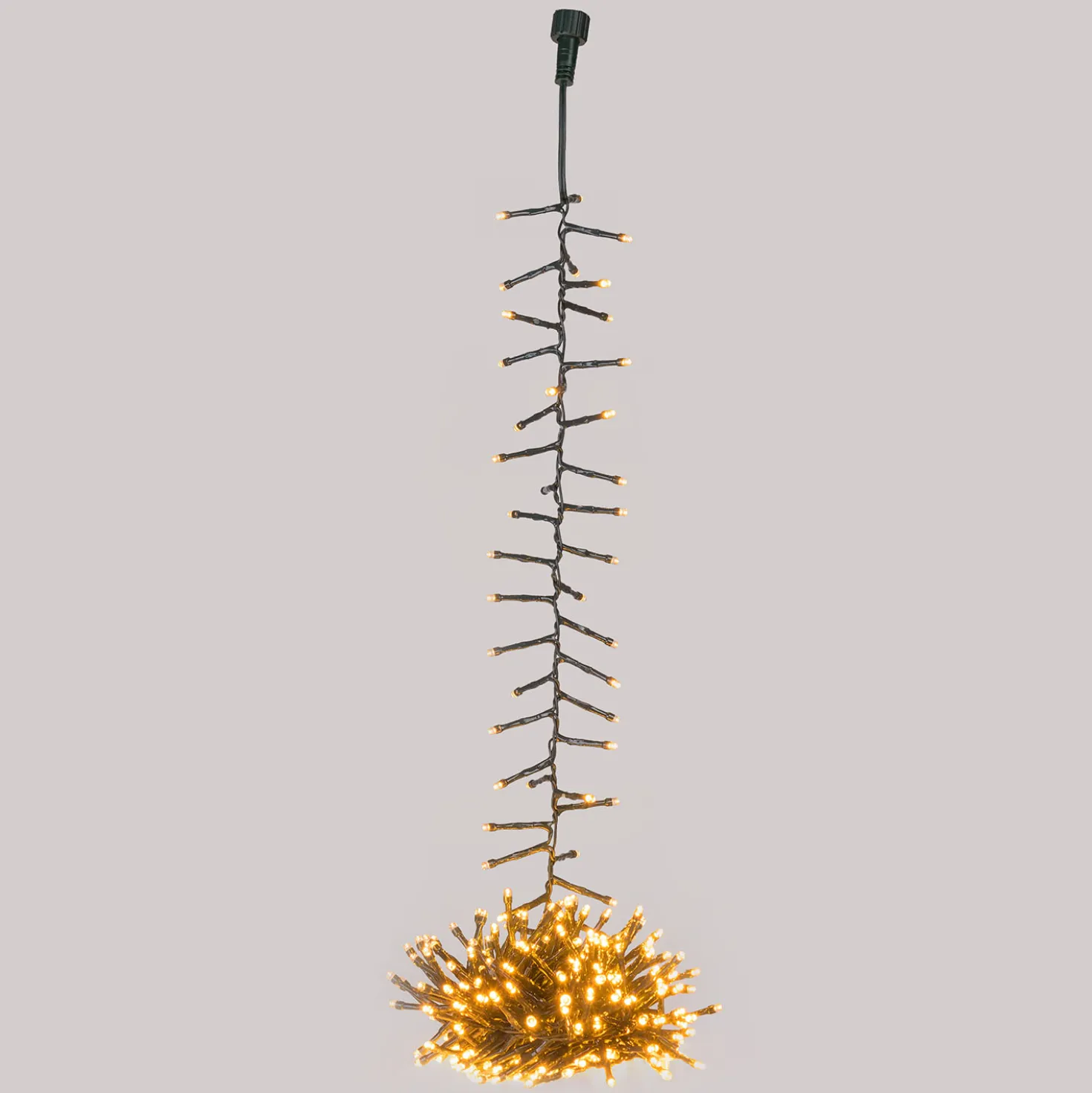 Nastro Pendente Connect+ 3 m, 300 led bianco caldo, cavo verde