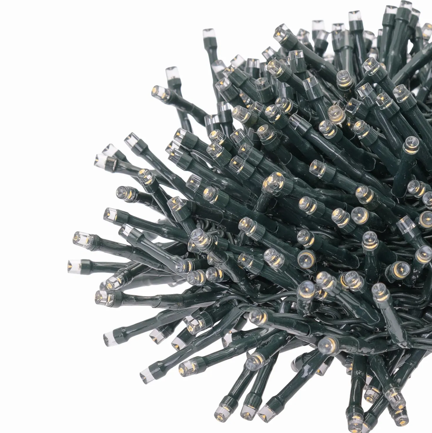Nastro Pendente Connect+ 6 m, 600 led bianco caldo, cavo verde