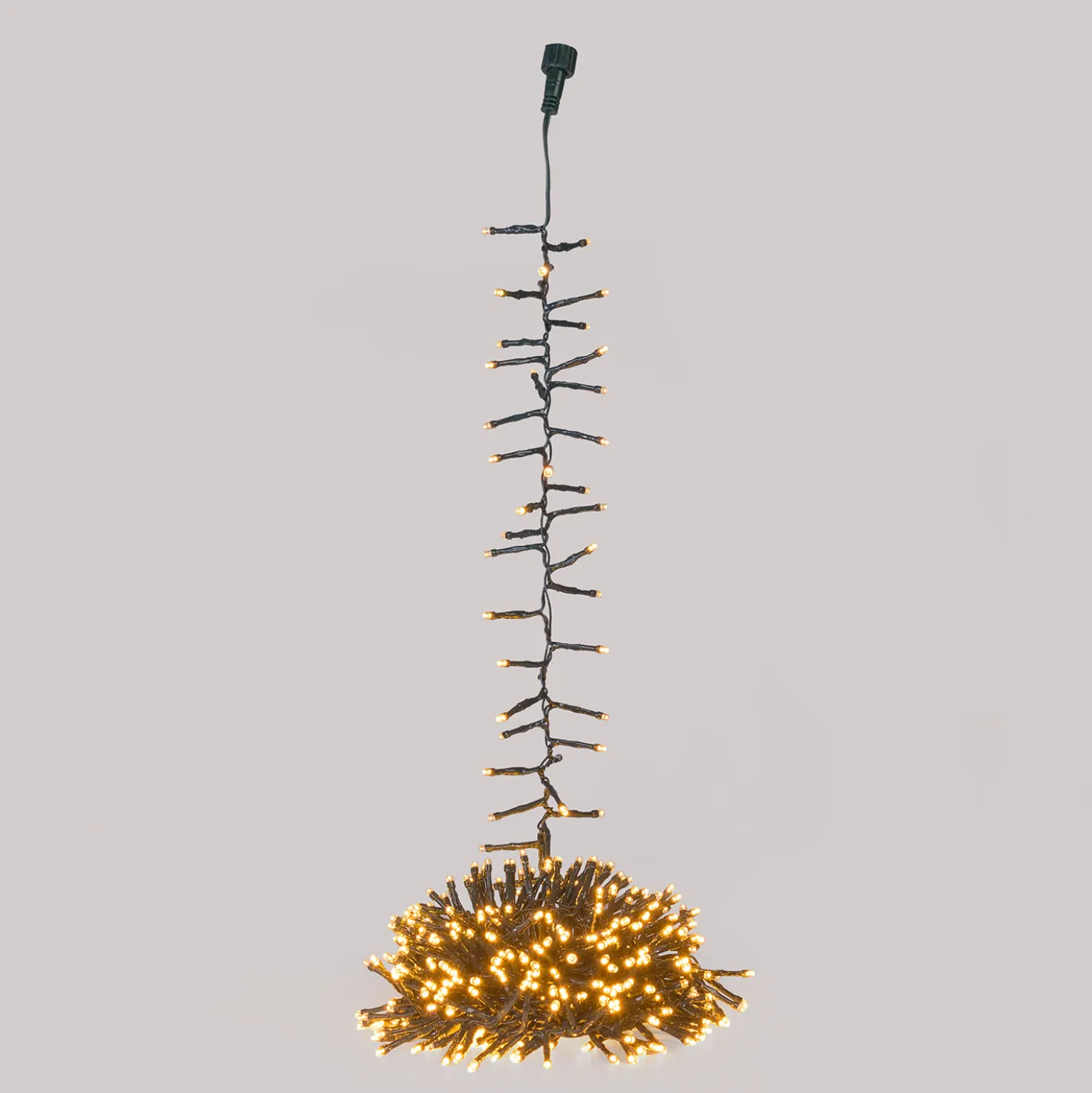 Nastro Pendente Connect+ 6 m, 600 led bianco caldo, cavo verde