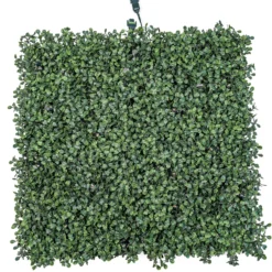 Pannello di Bosso artificiale verde scuro Green Wall Light, senza luci