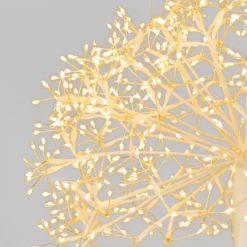 Piantana Ramo sfera RICCO bianco, h 155 cm, 912 microled bianco caldo, uso interno