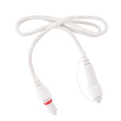 Prolunga Connect ProLine 3p con cavo di terra, 1 metro, cavo in gomma bianco
