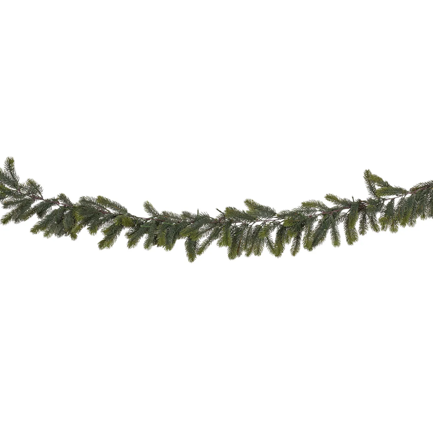 Ramo Alpino in finto pino a batteria 2,7 m, 100 led integrati bianco caldo