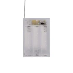 Renna luminosa 3D in Tessuto Bianco Iridescente, 58 cm, led bianco caldo, uso interno