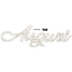 Scritta Auguri 3D, 115 x h 37 cm, 2000 microled bianco caldo e freddo, uso esterno