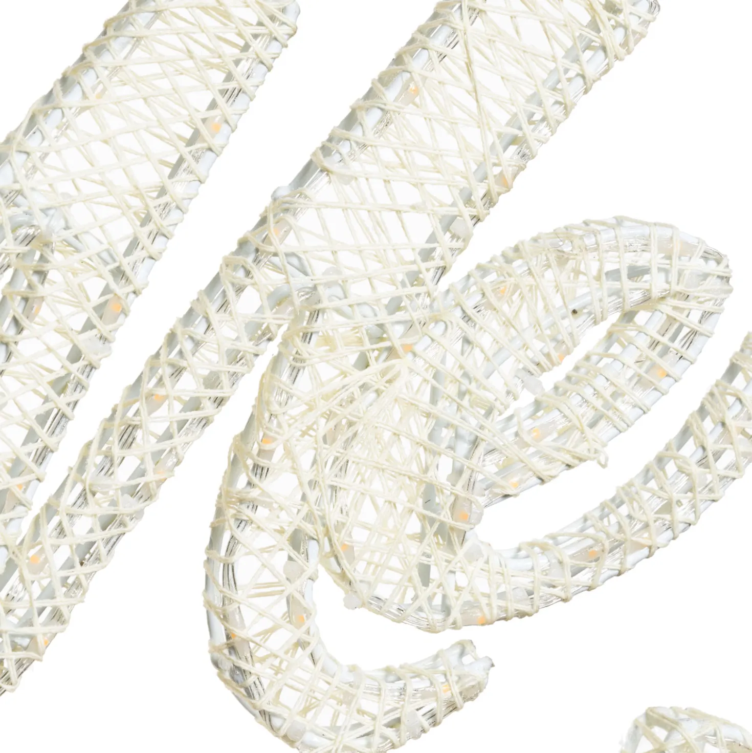 Scritta Merry Christmas 3D Light Cream & Brown, h. 37 cm, 214 Led bianco extra caldo