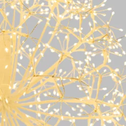 Sfera luminosa RICCO con rami bianchi, Ø 50 cm, microled bianco caldo, uso interno