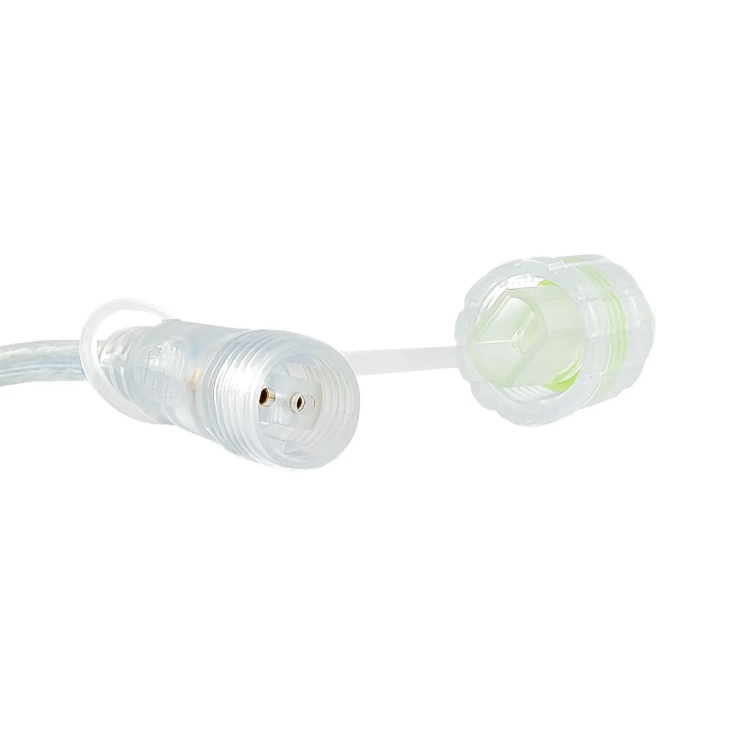 Stalattite Connect ProLine 36V, 2 x h 0,8 m, 120 maxiled bianco caldo, cavo trasparente, prolungabile