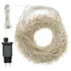 Stalattite 16 festoni, 3 x h 0,75 m, 2000 microled bianco caldo