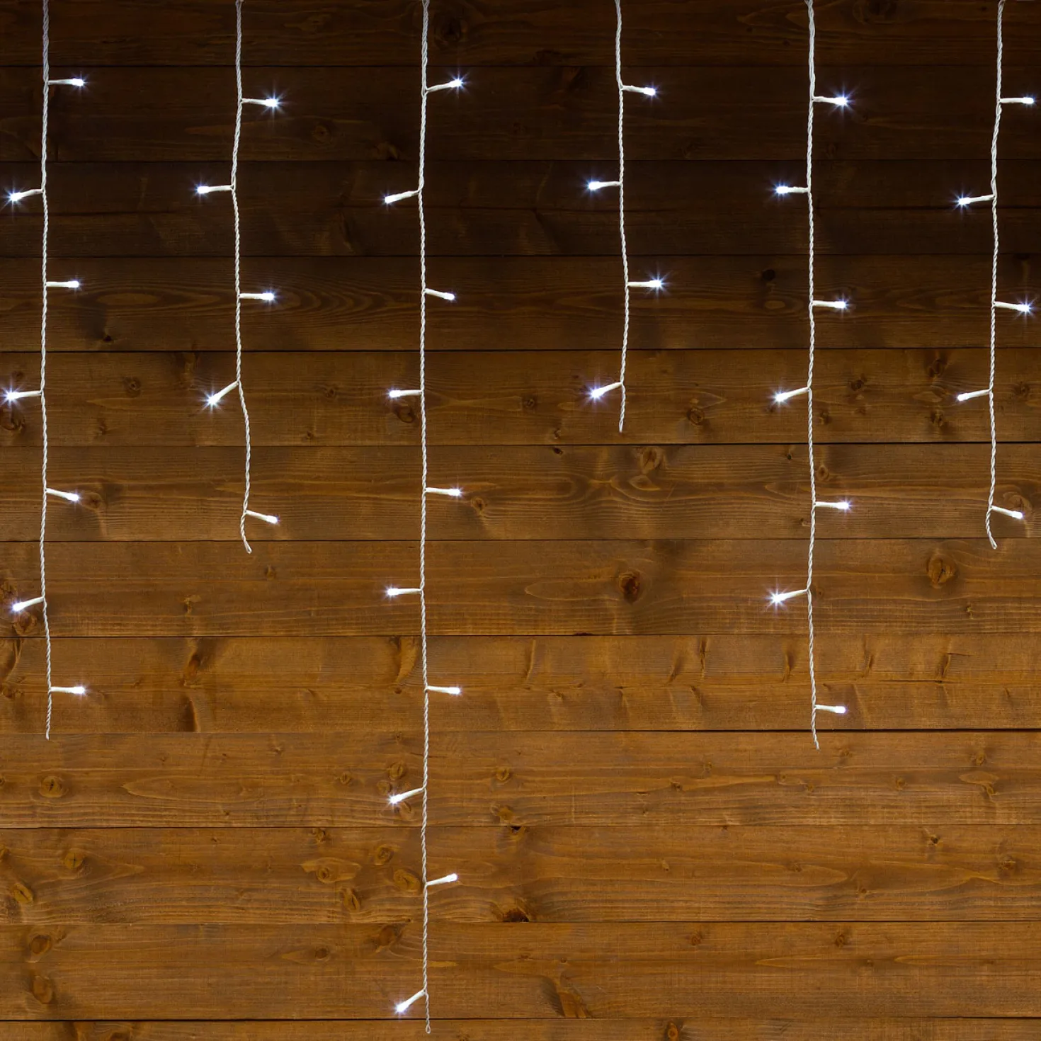 Stalattite 5 x h 1 m, 182 led bianchi