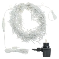 Stalattite 5,4 x h 0,36 m, 360 led bianco caldo, cavo bianco, prolungabile