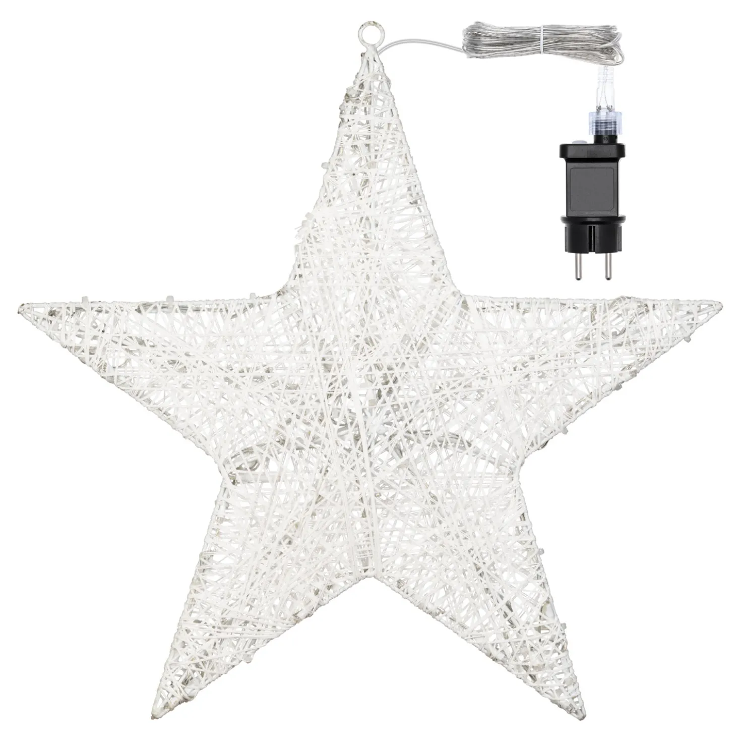 Stella Bianca 3D Ø 45 m, Dual Color LED bianco caldo e freddo