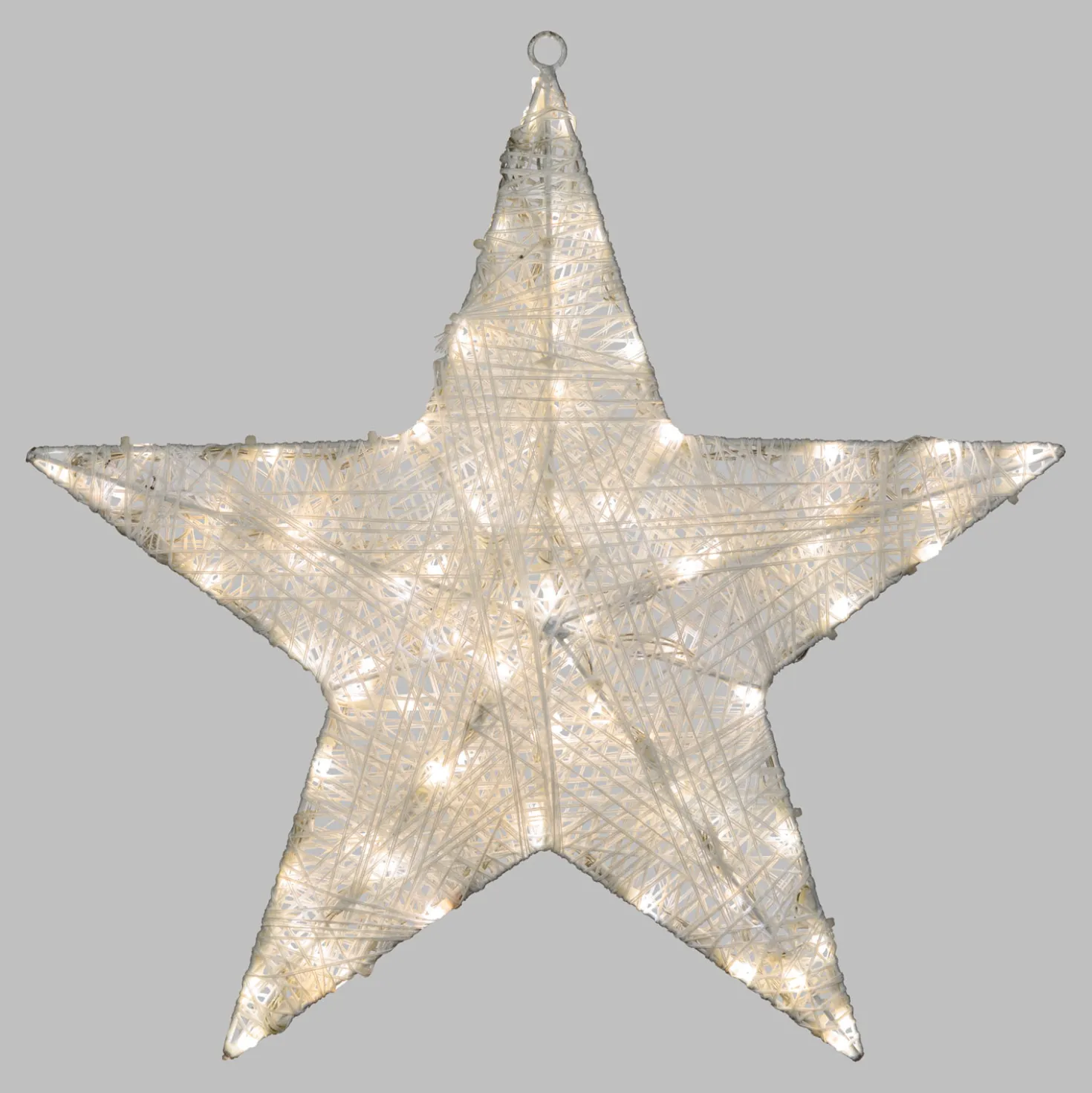 Stella Bianca 3D Ø 45 m, Dual Color LED bianco caldo e freddo