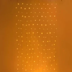 Tenda Connect+ 1 x h 3 m, 300 led bianco caldo, cavo trasparente, prolungabile