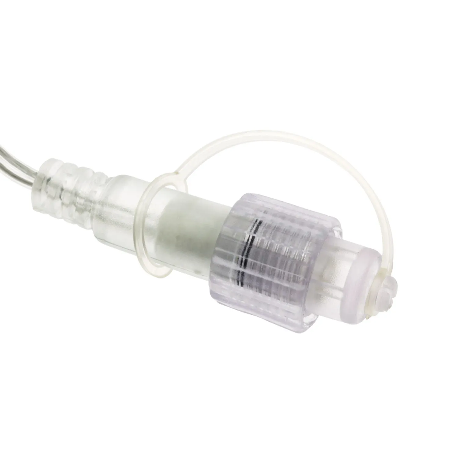 Tenda 1 x h 3 m, 126 maxiled bianco caldo, cavo trasparente, prolungabile