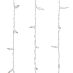 Tenda 2 x h 3 m, 480 maxiled bianco caldo, cavo bianco, prolungabile, IP67