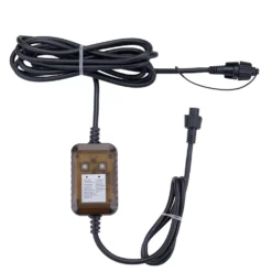 Trasformatore con Controller Connect+ fino a 4000 led, 60 watt, giochi di luce e luce fissa, cavo nero