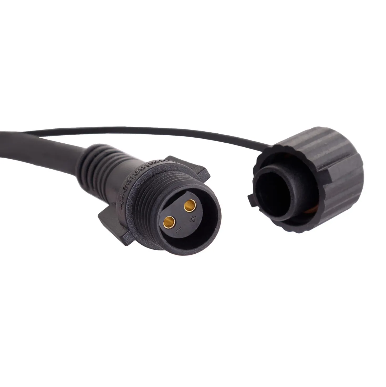 Trasformatore con Controller Connect+ fino a 6000 led, giochi di luce e luce fissa, cavo nero