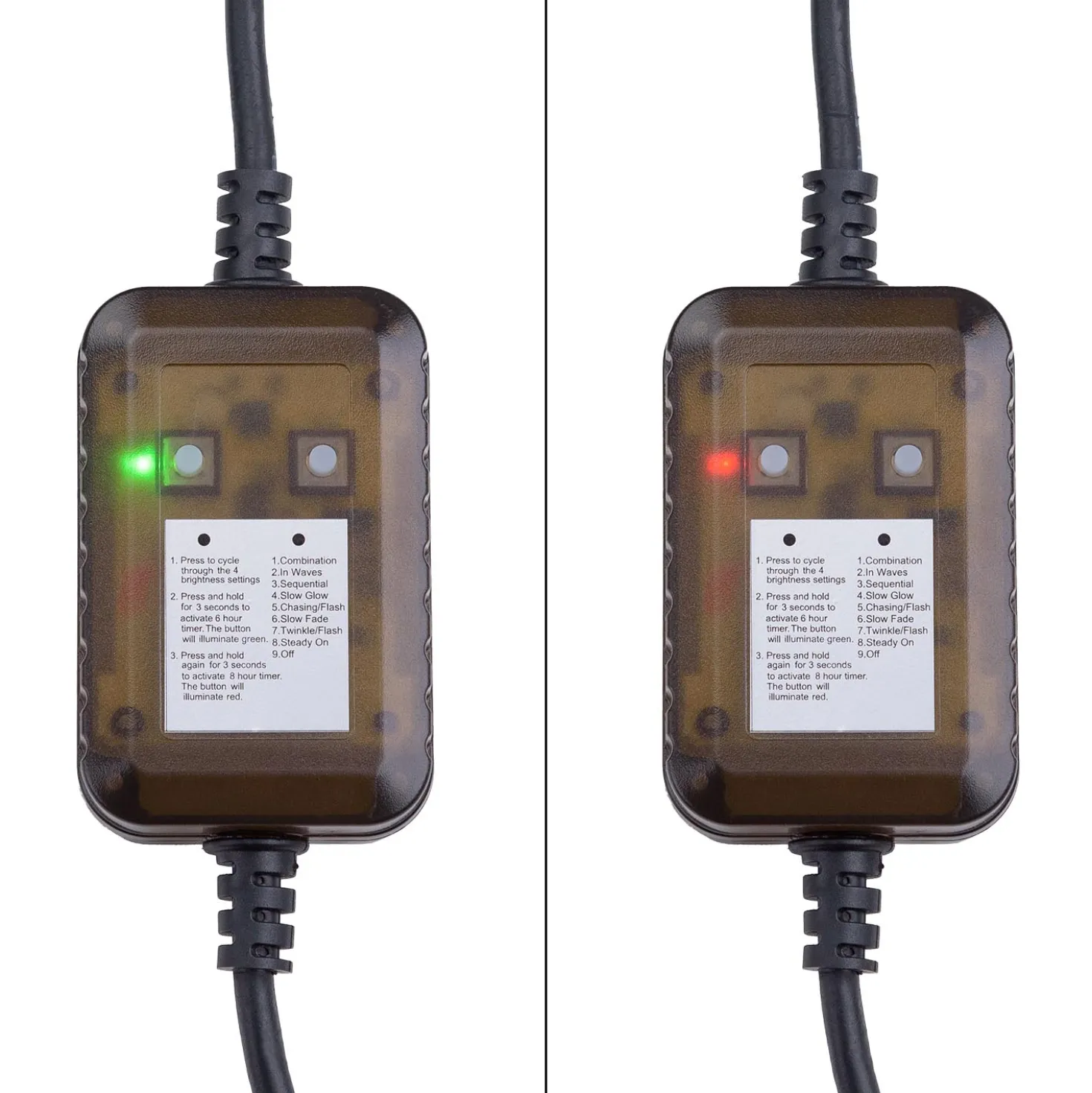 Trasformatore con Controller Connect+ fino a 6000 led, giochi di luce e luce fissa, cavo nero
