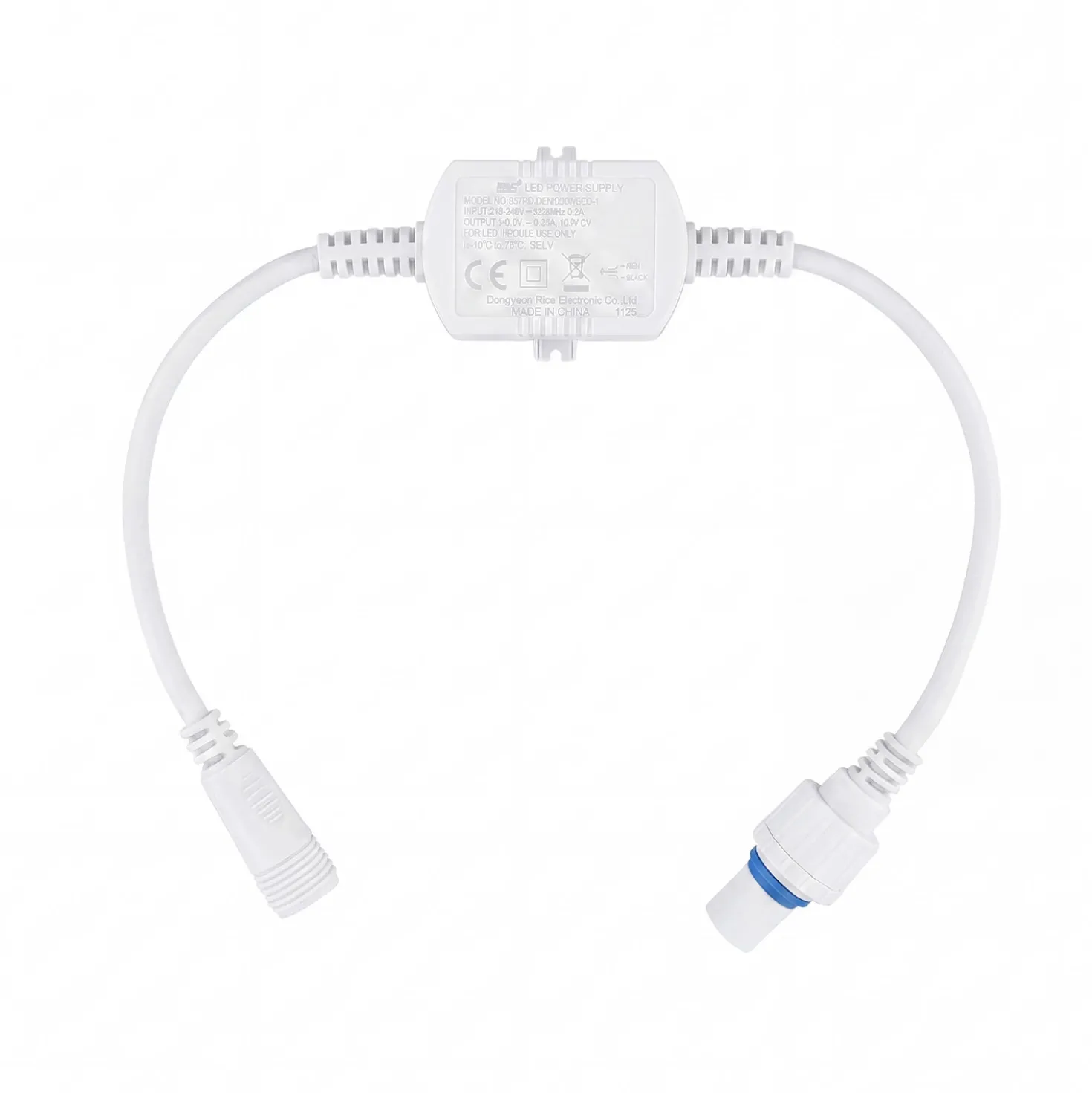 Trasformatore in-line PML IP67 - Connect ProLine 36V, 10 Watt, cavo bianco