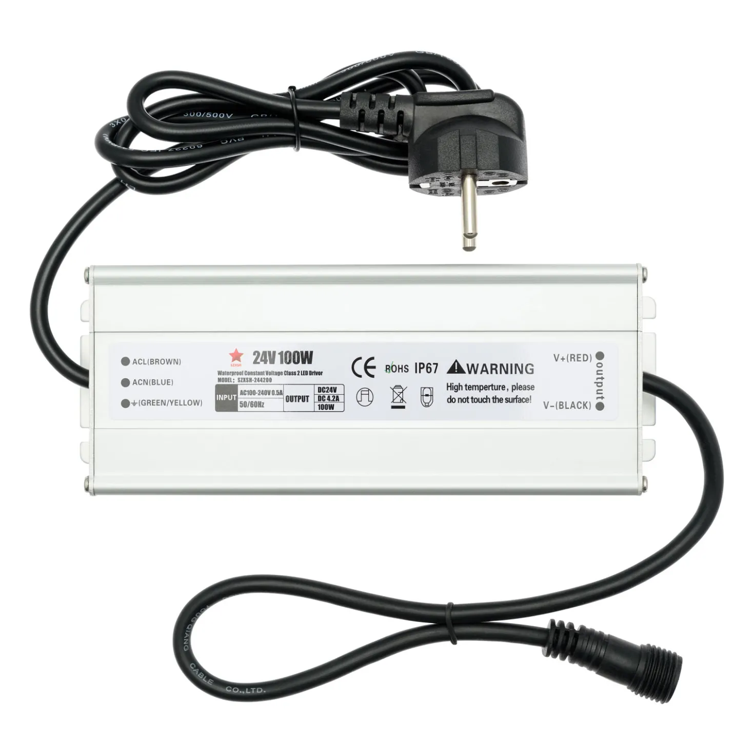 Trasformatore per luci decorative, 24 Volt DC, Max 100 Watt