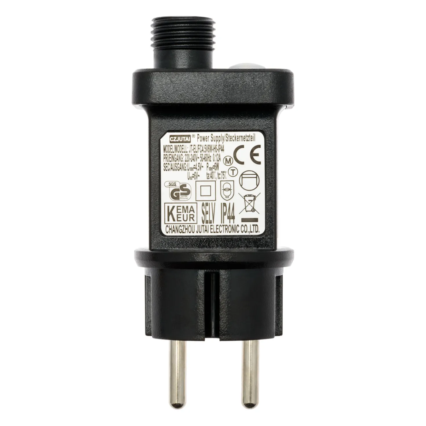 Trasformatore per luci decorative, 4,5 Volt DC, Max 6 Watt