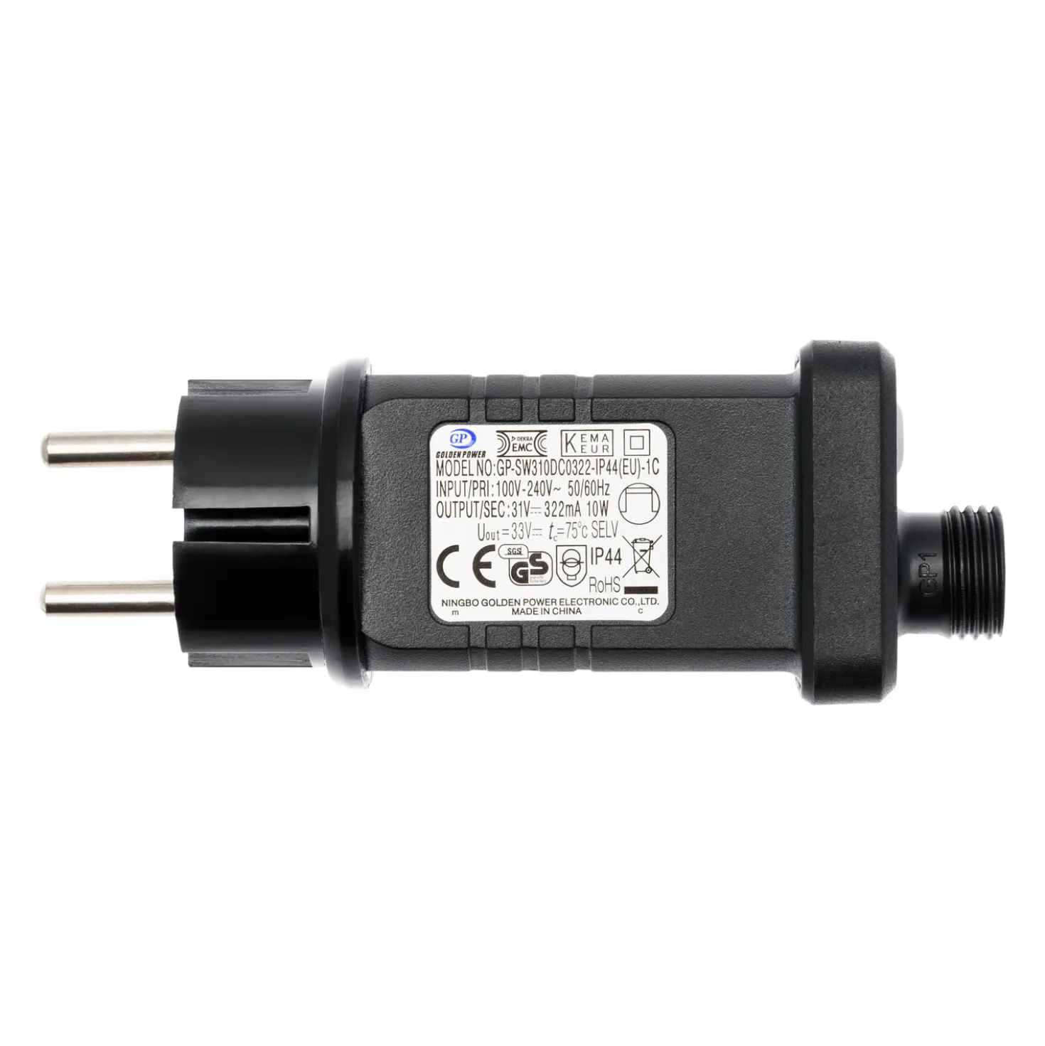 Trasformatore per luci decorative, 31 Volt DC, Max 10 Watt