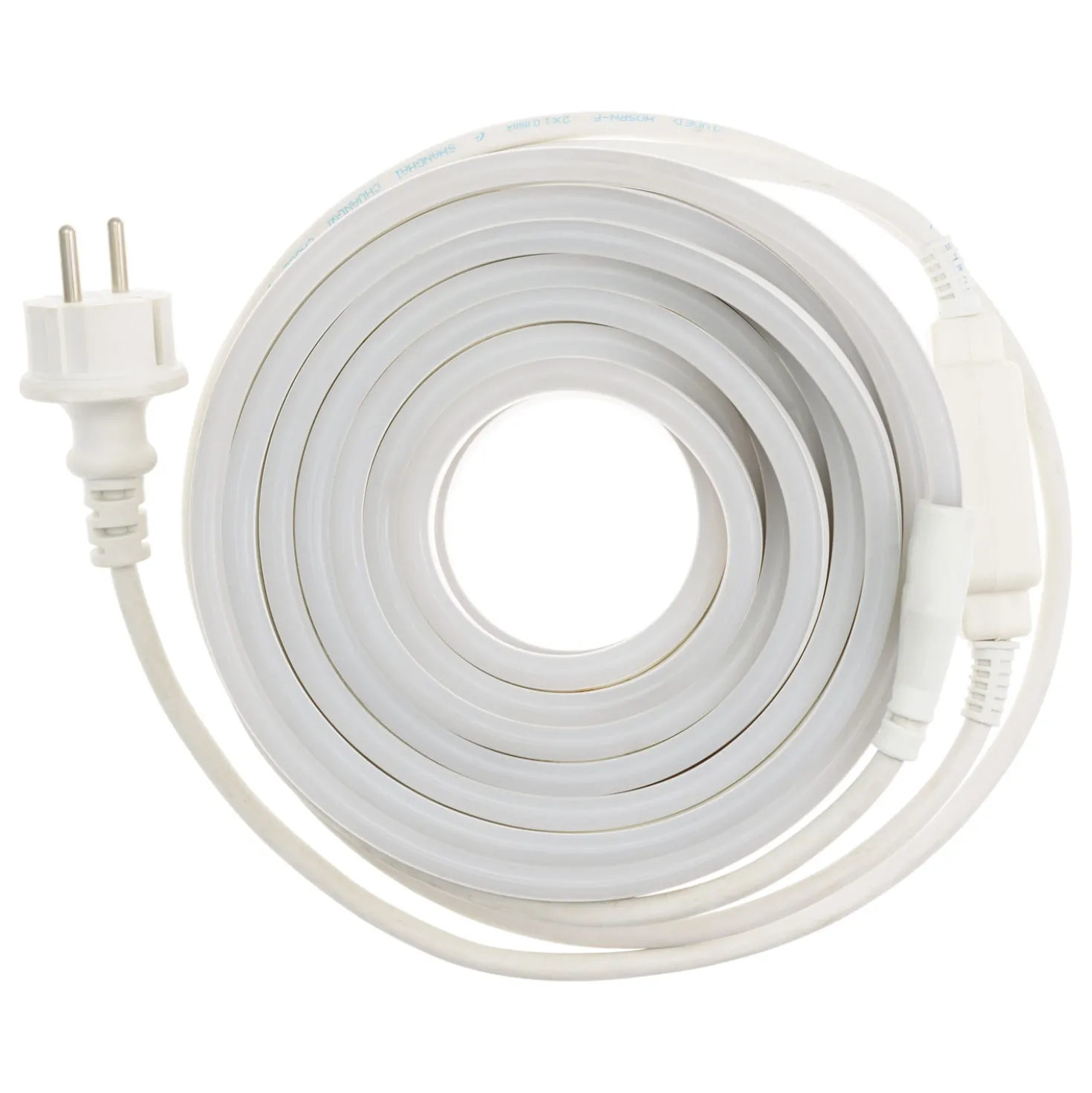 Tubo led effetto neon bifacciale, 960 led bianco caldo